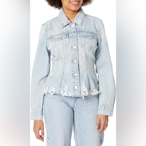 [BLANKNYC] Distressed Denim Jacket - NWT (XS) - Picture 3 of 6